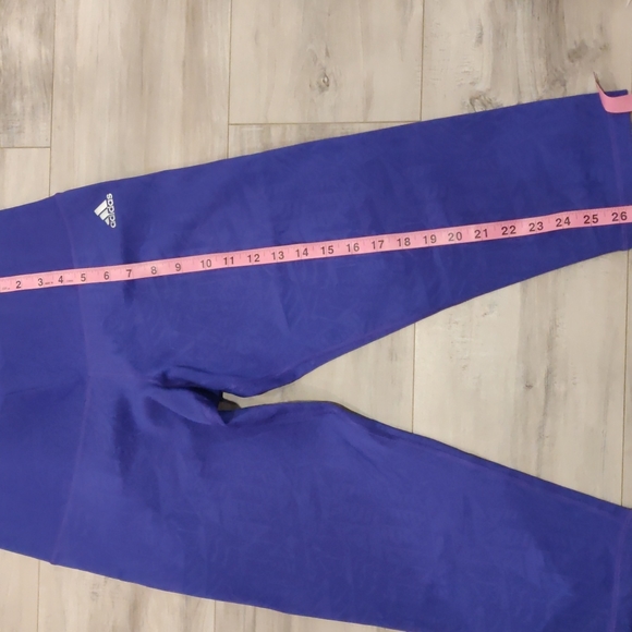 ADIDAS Purple Climalite Capri - Picture 5 of 7